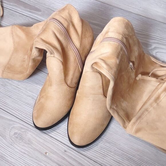 (20-2664) Women's Over the Knee Suede Boots Sz 7 - Picture 9 of 11